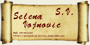 Selena Vojnović vizit kartica